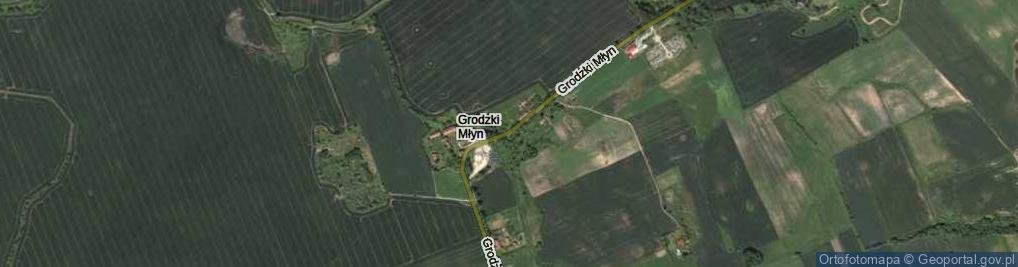 Zdjęcie satelitarne Grodzki Młyn ul.
